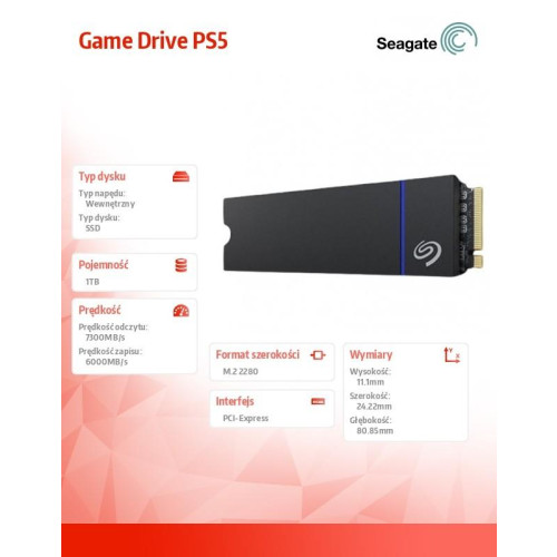 Dysk SSD Game Drive PS5 1TB PCIe M.2-9970915