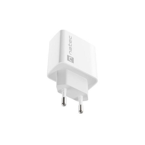 Ładowarka sieciowa Ribera 1x USB-A + 1x USB-C 20W Biała-9971219