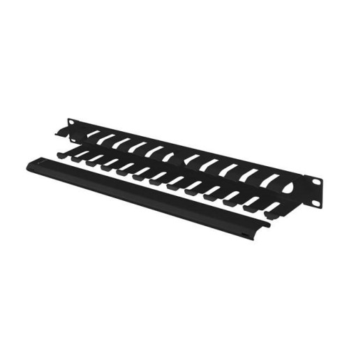 Organizer kabli 19 cali 1U z zaślepką typ A czarny-9972157