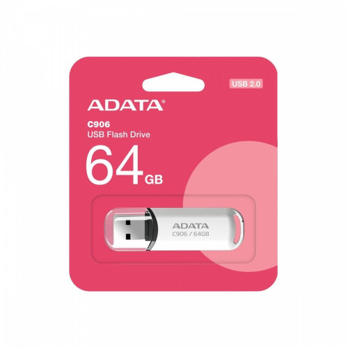 Pendrive C906 64GB USB2.0 biały-9972381
