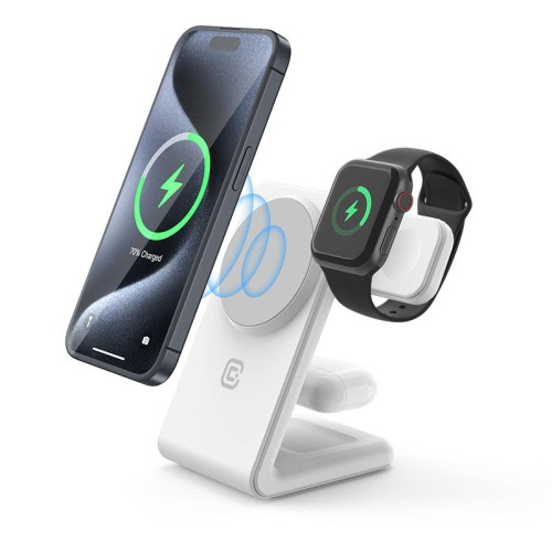 Ładowarka bezprzewodowa 3w1 z MagSafe do iPhone, Apple Watch i AirPods-9974354