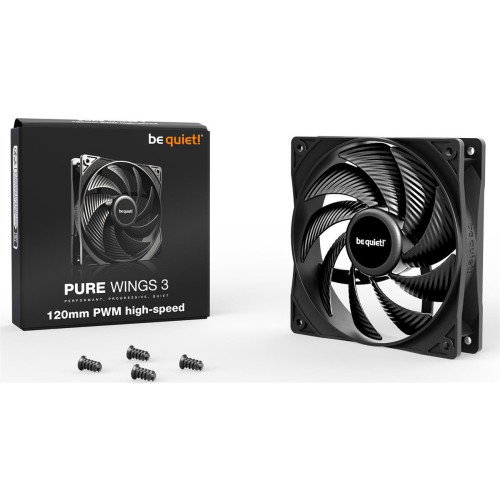 Wentylator BE QUIET! PURE WINGS 3 120mm PWM high-speed-9978980