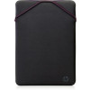 Etui HP Reversible Protective Mauve Laptop Sleeve do notebooka 15,6" czarno-fioletowe 2F1W8AA-9983465