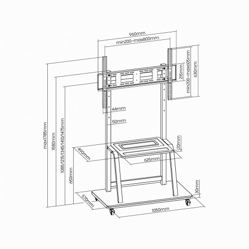 GEMBIRD STOJAK POD TELEWIZOR 37