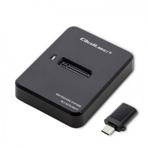 QOLTEC STACJA DOKUJĄCA DYSKÓW SSD M.2 SATA | NGFF | USB 3.1-9994929